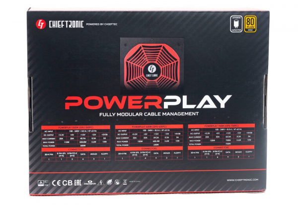 Обзор и тестирование блока питания Chieftronic PowerPlay Gold GPU-750FC